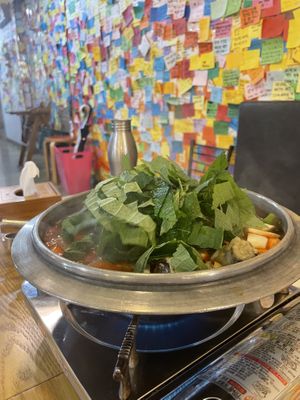   at Hotpot Tteokbokki Deokmiga Ewha Womans University - 전골떡볶이 덕미가 이대본점 in Seoul