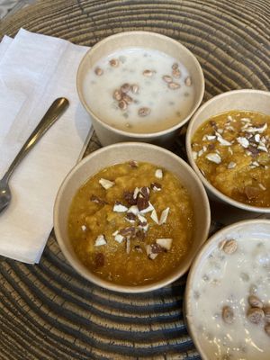 Desserts  at Tula in Montreal