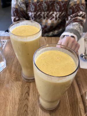Mango lassi   at Tula in Montreal