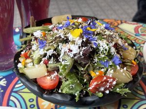 La salade Sasav est exquise au goût et magnifique pour l’œil!   at Tula in Montreal