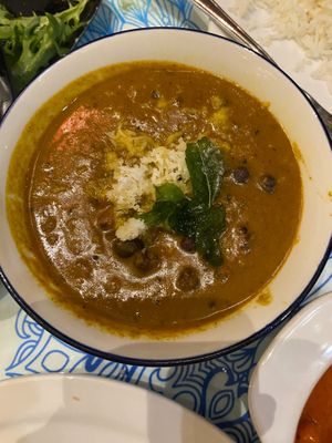 Black Chickpea & Black-Eyed Pea Ghassi at Tula in Montreal