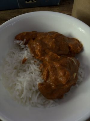 vegan butter chicken   at Tula in Montreal