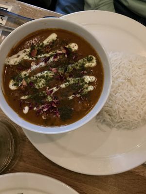 Vegan butter chicken  at Tula in Montreal