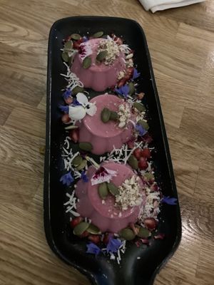 Gulkand Panna Cotta  at Tula in Montreal