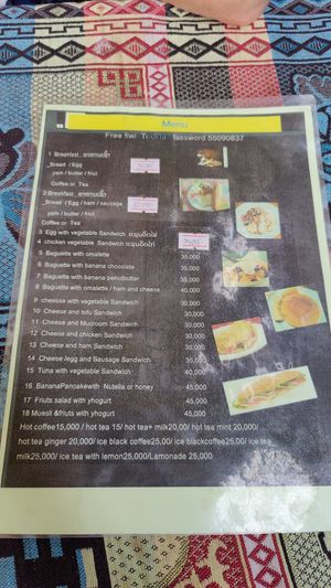  at Kanchana Restaurant in Huay Xai