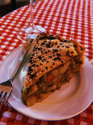 Пирог с картофелем и овощами  at Stricha in Tbilisi