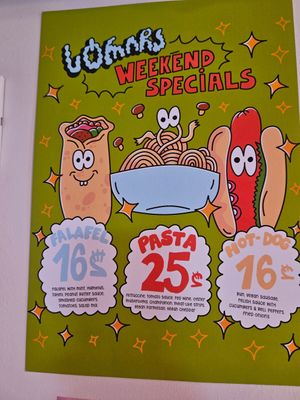 Meal deal offering (I got the pasta) at Stricha in Tbilisi