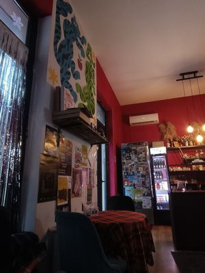 The interior is very cozy! at Stricha in Tbilisi