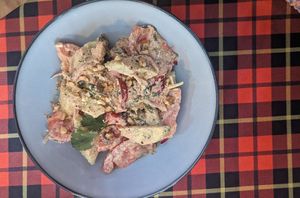 Sakartvelo (Georgian salad) at Stricha in Tbilisi