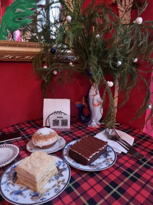 Pastries we ordered at Stricha in Tbilisi