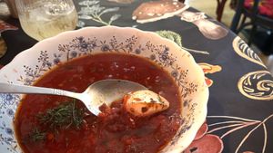 Soup of the day   at Stricha in Tbilisi