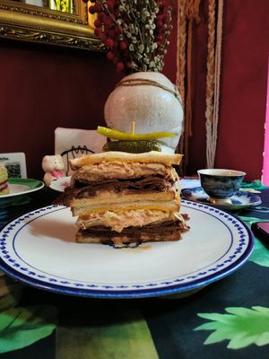 Ruben sandwich at Stricha in Tbilisi