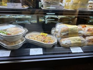 Salads and sandwiches  at Dreamers Coffee Roasters in Taipei