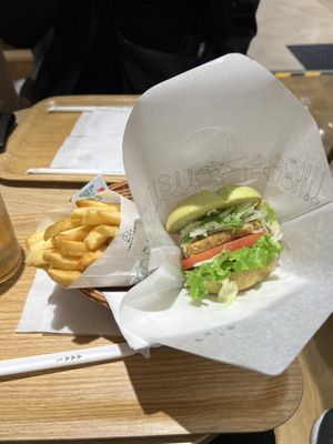   at Mos Burger in Nara