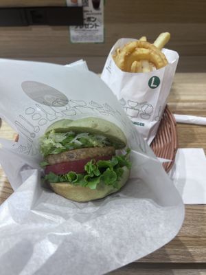   at Mos Burger in Nara