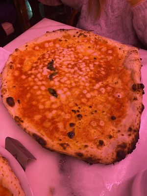 Vegan margherita  at L' Antica Pizzeria Da Michele in North West London
