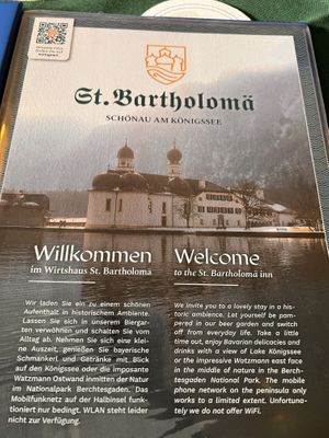   at Wirtshaus St. Bartholomä in Schoenau Am Koenigssee