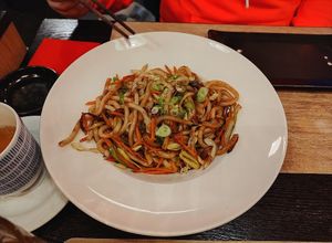 Udon noodles at Tokyo Sushi & Bar in Liege