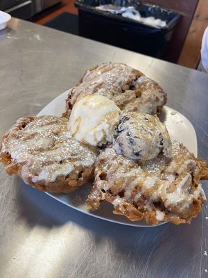 Deep Fried Cinnamon Rolls at Sweet Fields  in Baltimore
