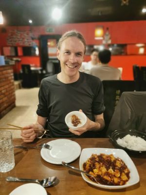 Very happy with my Mapo Tofu at Star Chinese Restaurant  in Swansea