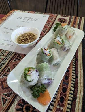 Fresh rolls at Okale in Nha Trang