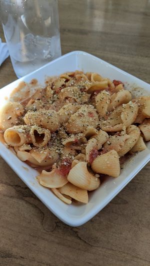 Pink sauce pasta at The Golden Spoon in Edmond