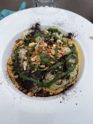 Cavolfiore alla brace  at Osteria in Bolla in San Luca