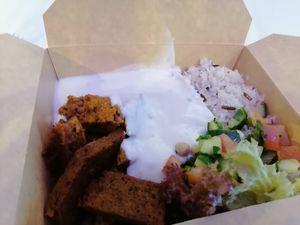 Gyros To Go at Cafe Miller in Hamburg