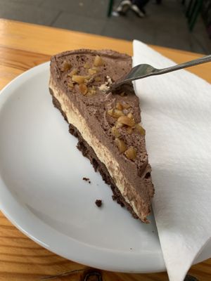 Salty peanut cake at Cafe Miller in Hamburg