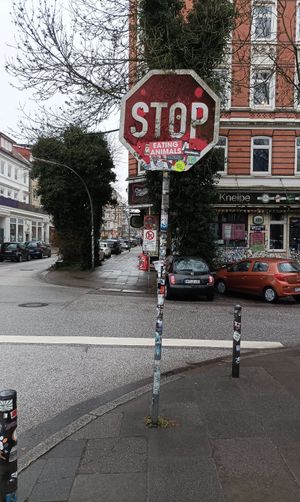 #stopeatinganimals  #Veganuary at Cafe Miller in Hamburg