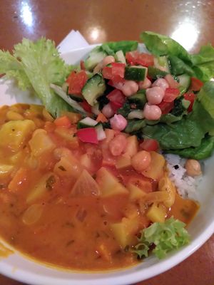 Senegalesisches Mafé (vegan und glutenfrei) #Veganuary at Cafe Miller in Hamburg