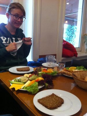 vegan breakfast at Cafe Miller in Hamburg