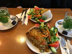 Quiche at Cafe Miller in Hamburg