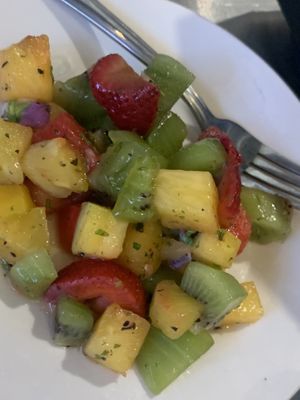 Minted fruit at Boots Bakery & Lounge in Spokane