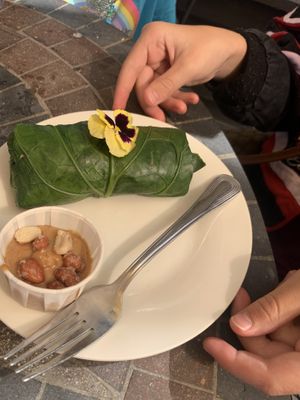 Thai collard wrap  at Boots Bakery & Lounge in Spokane
