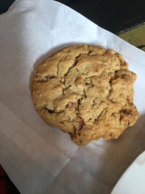 Pecan chocolate chip cookie at Boots Bakery & Lounge in Spokane