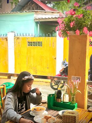 My daughter love curry so much  at Nhà hàng chay Veggie Saigon - Vietnam Vegan Heritage in Hoi An