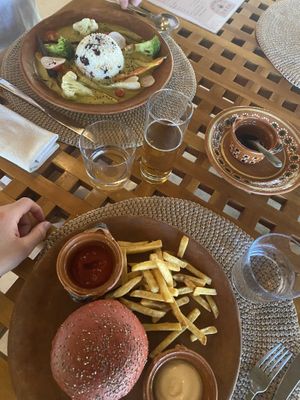 Beyond Burger and Curry  at El Cocal Restaurant - Wakax Hacienda Hotel  in Tulum