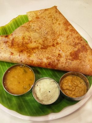 Mysore Masala Dosa at MINAKSHI Veg Restaurant and Cafe in Pondicherry