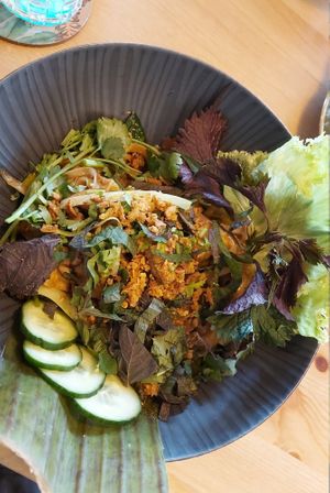 Rice noodles, tofu and veggies at Bo's Viet Deli in Munich