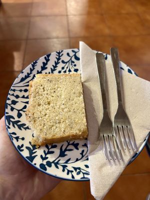 Vegan Lemon Cake  at Gato Legal Coffee Roastery in Ponta Do Pargo