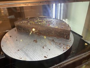 Schokokuchen  at Café Rot in Dortmund