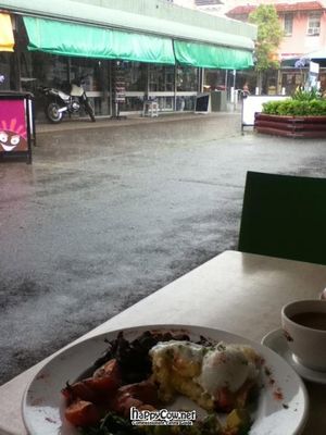 Breakfast at The New Leaf Cafe in Murwillumbah