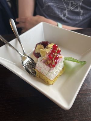 Nogmaals het toetje  at ’t Koaikershuus in Ameland