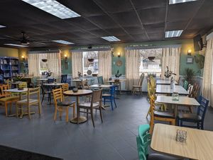 Plenty of space for your meetings, events, work from home (and tired of home), chill out, read a book, listen to some jazz....the list goes on and on. at Love in Action Cafe - Maybe closed in Charlotte