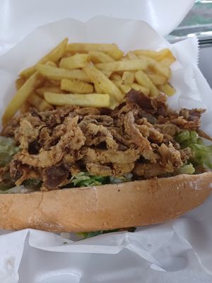 Shroom sub was Awwwwwesome!!! Me and my family love this place we go there 3 to 4 tome a week. Also them vegan  Moscato pound cakes is the🔥🔥 😋😋😋⭐️⭐️⭐️  at Love in Action Cafe - Maybe closed in Charlotte