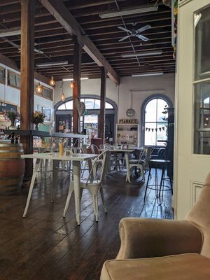 Interior at Harbour Street Collective Cafe in Oamaru