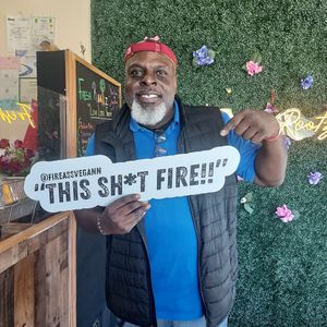 Real talk! at Fire Ass Vegan - Pop-Up in Detroit