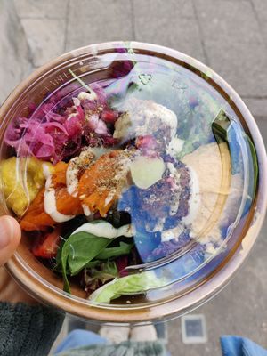 falafel bowl at Chick Pea  in Oxford