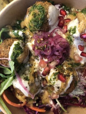 Great falafel bowl  at Chick Pea  in Oxford